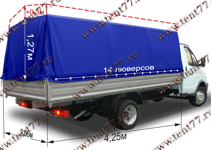 Трос тента газель 3302
